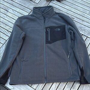 The North Face Gray and Black Performance Jacket